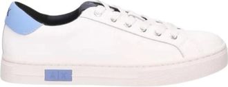 A|X Armani Exchange Witte Veterschoenen Elegante Stijl - Dames - Sneakers - Wit - 37 EU - Leer - Schoenen
