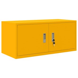vidaXL Armario De Almacenamiento Amarillo Mostaza 90 X 40 X 40 Cm Vidaxl