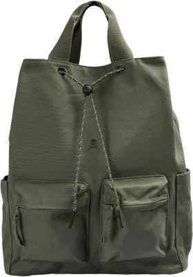 Scalpers Canvas Drawstring Backpack in Khaki at Nordstrom