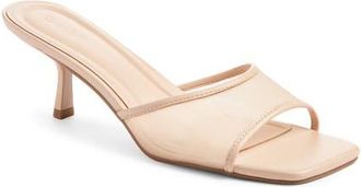 Open Edit Charlie Sandal in Tan Cream at Nordstrom, Size 5.5