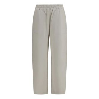 Brunello Cucinelli Katoenen joggingbroek - Heren - Broeken - Beige - Maat: L Katoen