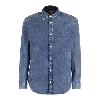 Dondup Denim Shirts, male, Blue, 2XL, Denim Shirt