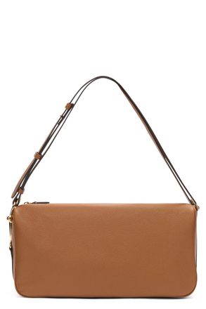 Gucci Brown Half Horsebit large shoulder bag