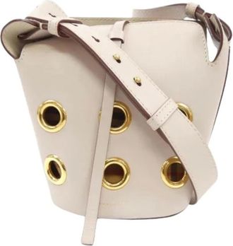 Burberry Pre-owned Bucket Bags, female, Gray, Size: ONE SIZE Pre-owned Vintage Bucket Bag