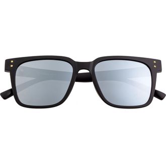 Sixty One Sunglasses Capri Polarized Sunglasses in Black/silver at Nordstrom