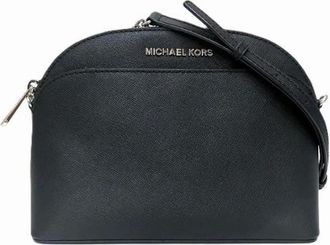 Michael Kors Pre-owned Cross Body Bags, female, Black, Size: ONE SIZE Pre-owned Leather Cross Body Bag