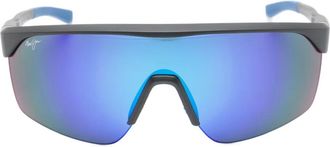 Maui Jim Occhiali da sole Paluna rettangolari - Nero