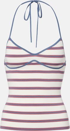 Faithfull The Brand Top Citara in misto cotone a righe