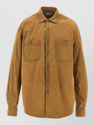 Aspesi slim shirt long sleeves chest pockets