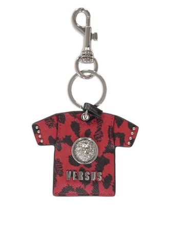 Versace leather keyring - unisex - Calf Leather - OS - Red