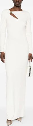 Lauren Ralph Lauren crew-neck maxi dress - Neutrals