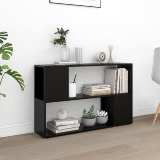 vidaXL Vidaxl - Librer&iacute;a De Madera Contrachapada Negro 100x24x63 Cm