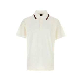 Gucci Web-stripe Piqu&eacute; Polo Shirt