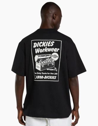 Dickies Mens Dickies Dry Ridge Lightweight Black T-Shirt - Size: 40