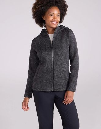 Mountain Warehouse Womens Mountain Warehouse Womens/Ladies Nevis Full Zip Hoodie - Grey - Size: 16