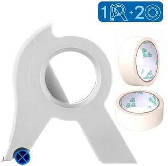 OEM Set Di 3 Dispenser/applicatori Per Nastro Adesivo Con Taglierina, Applicatore Portatile Per Nastro Da Pittore, Include Due Rotoli Di Nastro Da 15 X