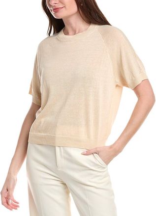 PESERICO Linen-Blend Top