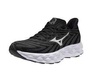 Mizuno WomenS Wave Sky 8 Running Shoe In Black-Silver