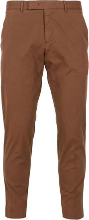 Pantaloni Torino Chinos - Heren - Slim Fit Broeken - Bruin - XL - Katoen - Broeken