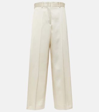 Jil Sander Satin wide-leg pants