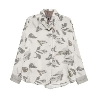 Emporio Armani Mujer, Blusas y Camisas, Gris, Talla: 2XS
