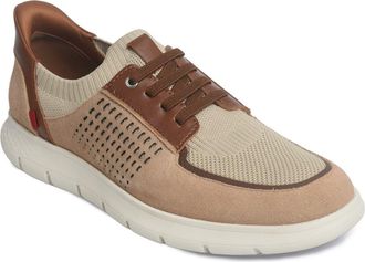 Marc Joseph New York Buffalo Street Hands Free Technology Lightweight Leather Sneaker in Beige at Nordstrom, Size 11.5