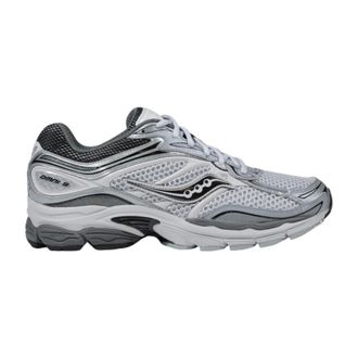 Saucony Sportieve Vetersneakers - Heren - Schoenen - Grijs - Maat: 45 EU Synthetisch