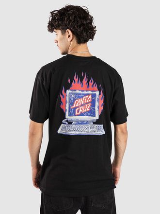 Santa Cruz Self Destruct T-Shirt nero