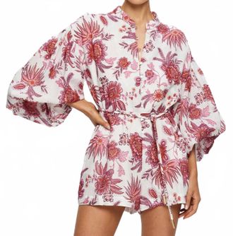 Kivari Bailey Playsuit In Red