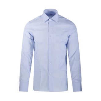 Borriello Azzurro Shirt - Heren - Zakelijke Overhemden - Blauw - 2XL - Overhemden