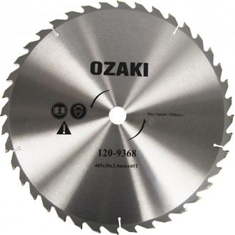 OEM Hacha De 40 Dientes Con Punta De Carburo Adaptable Para Sierra Circular - Corte De 405 Mm, Di&aacute;metro Interior: 30 Mm, Grosor: 2,4 Mm