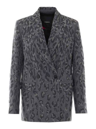 Mulberry grey jaguar jacket