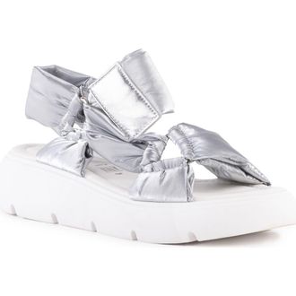 Seychelles Light Up Platform Sandal in Silver at Nordstrom, Size 6.5