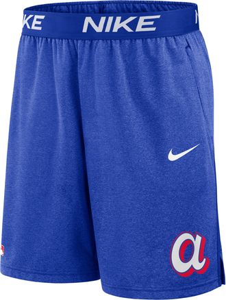 Nike Atlanta Braves City Connect Nike Mens Dri-FIT MLB Shorts in Blue | 015E973ZAW-NYN