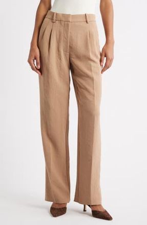 Open Edit The Curator Trousers in Tan Portabella at Nordstrom Rack, Size 8