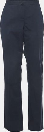 Theory Blue Stretch Gabardine Trousers L
