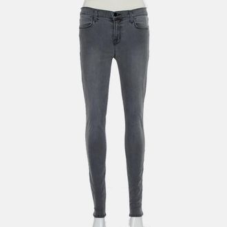 J Brand Grey Denim Super Skinny Maria Jeans
