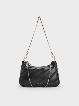 Charles & Keith Philomena Chain-Strap Crossbody Bag