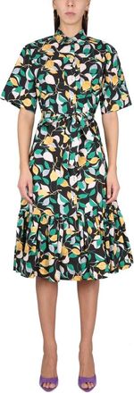 La DoubleJ Brunch Jurk - Dames - Casual kleedjes - Veelkleurig - L - Kleedjes