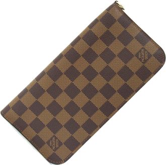Louis Vuitton Damier Canvas Damier Canvas Long Wallet (Bi-Fold) (Pre-Owned)