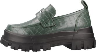 Buffalo Vegan Loafers - Dames - Loafers - Groen - 39 EU - Schoenen
