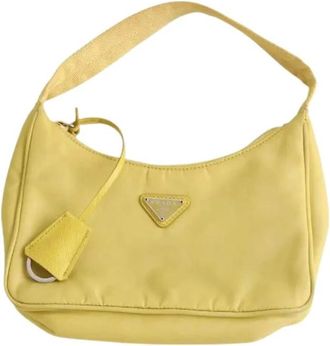 Prada Pre-owned Re-Edition 2005 Shoulder Bag - - Pre-owned - Donna - Giallo - ONE SIZE