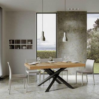 Itamoby Tavolo allungabile a 440 cm VOLANTIS 90X180 Quercia Natura