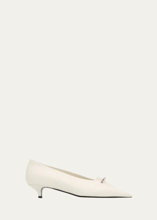 Toteme 35mm Pierced Nappa Leather Pumps