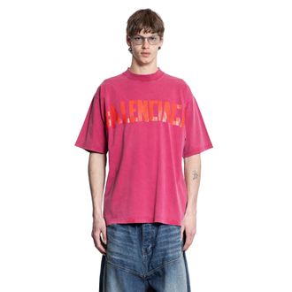 Balenciaga MAN RED T-SHIRTS & TANK TOPS