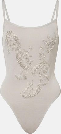 Jacques Wei Beaded bodysuit