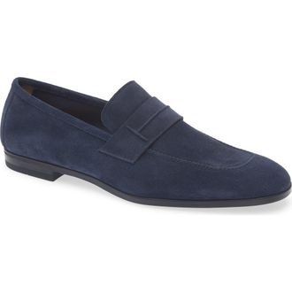 Tom Ford Sean Penny Loafer in Midnight at Nordstrom, Size 10.5Us