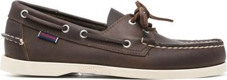 Sebago Dark Brown Leather Loafers