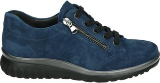 Semler Blauwe Su&egrave;de Sportieve Lage Schoenen - Dames - Sneakers - Blauw - 39 EU - Su&egrave;de - Schoenen