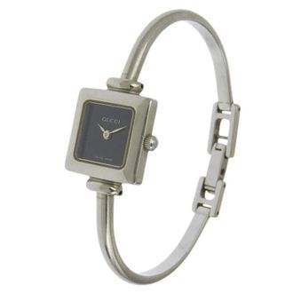Gucci Pre-owned Vintage Polshorloge - Dames - Pre-owned - Zwart - Maat: ONE Size
